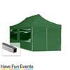 Partytent Easy-UP 3x6 Donkergroen