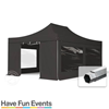 Partytent Easy-Up 4x6 Zwart