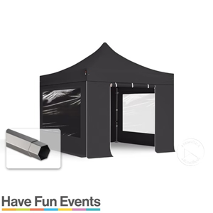 Partytent Easy-UP 3x3 Zwart