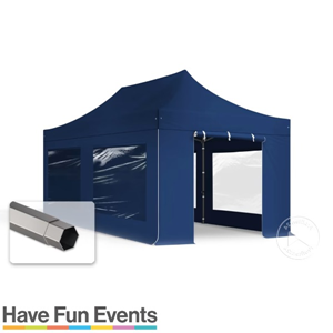 Partytent Easy-UP 3x6 Donkerblauw