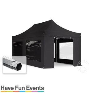 Partytent Easy-UP 3x6 Zwart